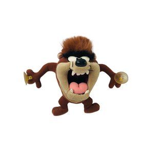 Vintage Tyco Plush (1994) Looney Tunes Taz Window Hanging Stuffed Animal
